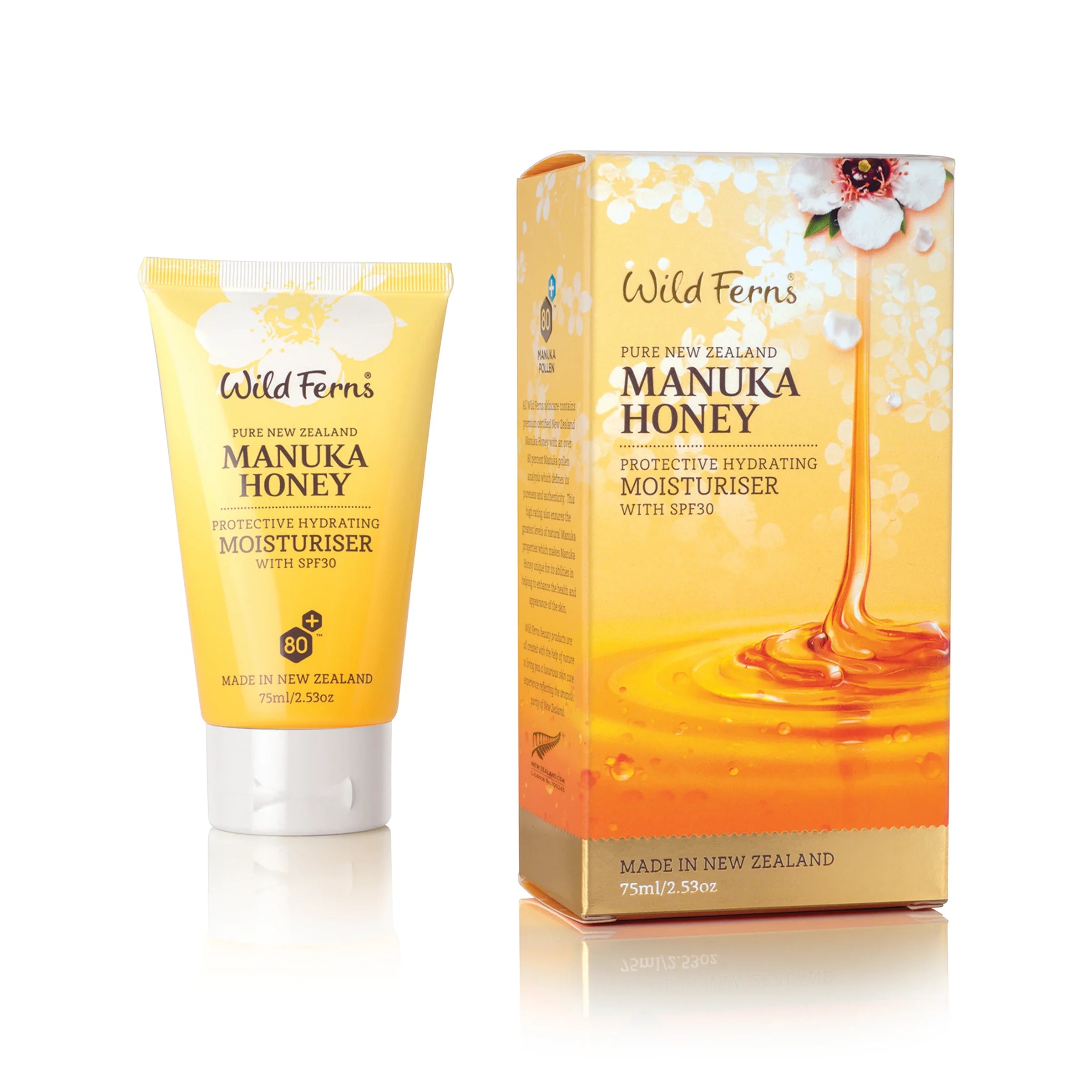 Wild Ferns Manuka Honey Protective Hydrating Moisturiser with SPF30