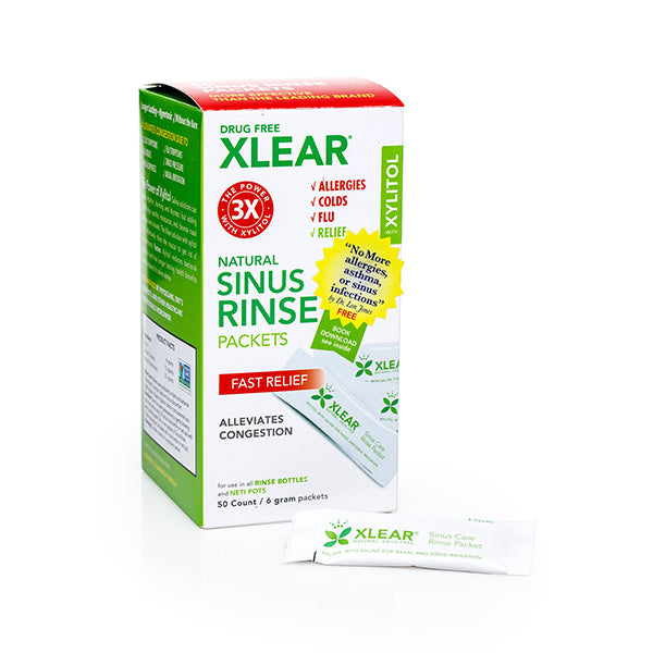 Xlear Natural Sinus Rinse Refill Packets