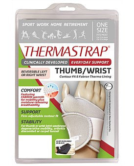 Thermastrap Thumb Wrist Black Multi