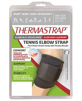 Thermastrap Tennis Elbow Strap Black