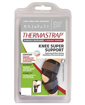 Thermastrap Knee Super Support Black Multi