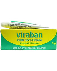 Viraban 5% Cold Sore Cream