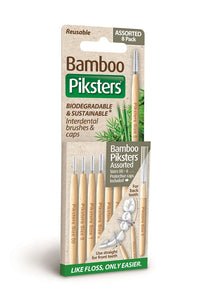 Piksters Bamboo Interdental Brushes - Size 00-6 Assorted