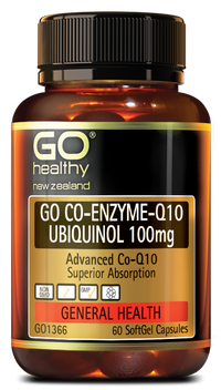 GO Healthy Go Co-Enzyme-Q10 Ubiquinol 100mg