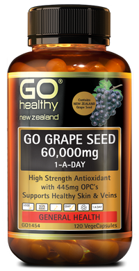 GO Healthy Go Grape Seed 60,000mg 1-A-Day