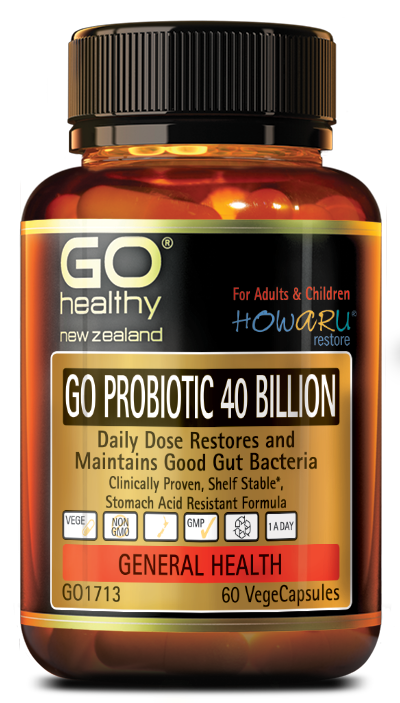 GO Healthy Go Probiotic 40 Billion Howaru Restore