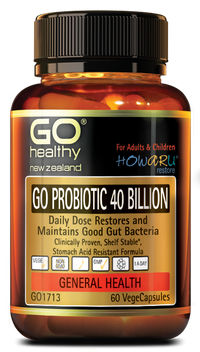 GO Healthy Go Probiotic 40 Billion Howaru Restore