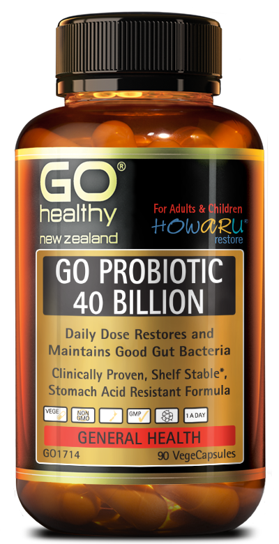 GO Healthy Go Probiotic 40 Billion Howaru Restore