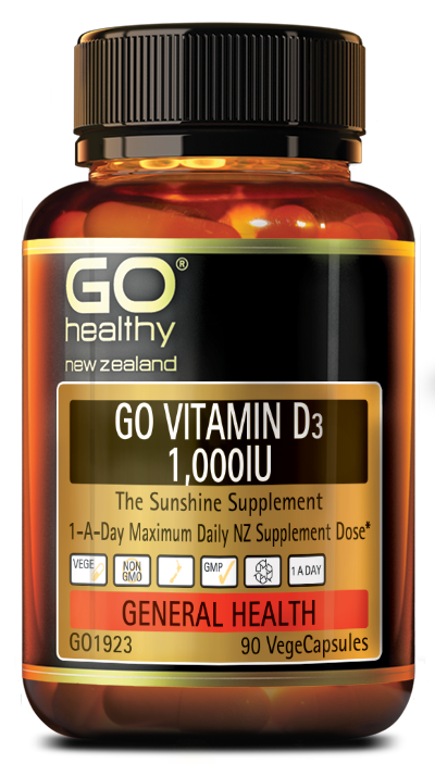 GO Healthy Go Vitamin D3 1,000IU