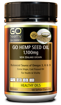GO Healthy Go Hemp Seed Oil 1,100mg