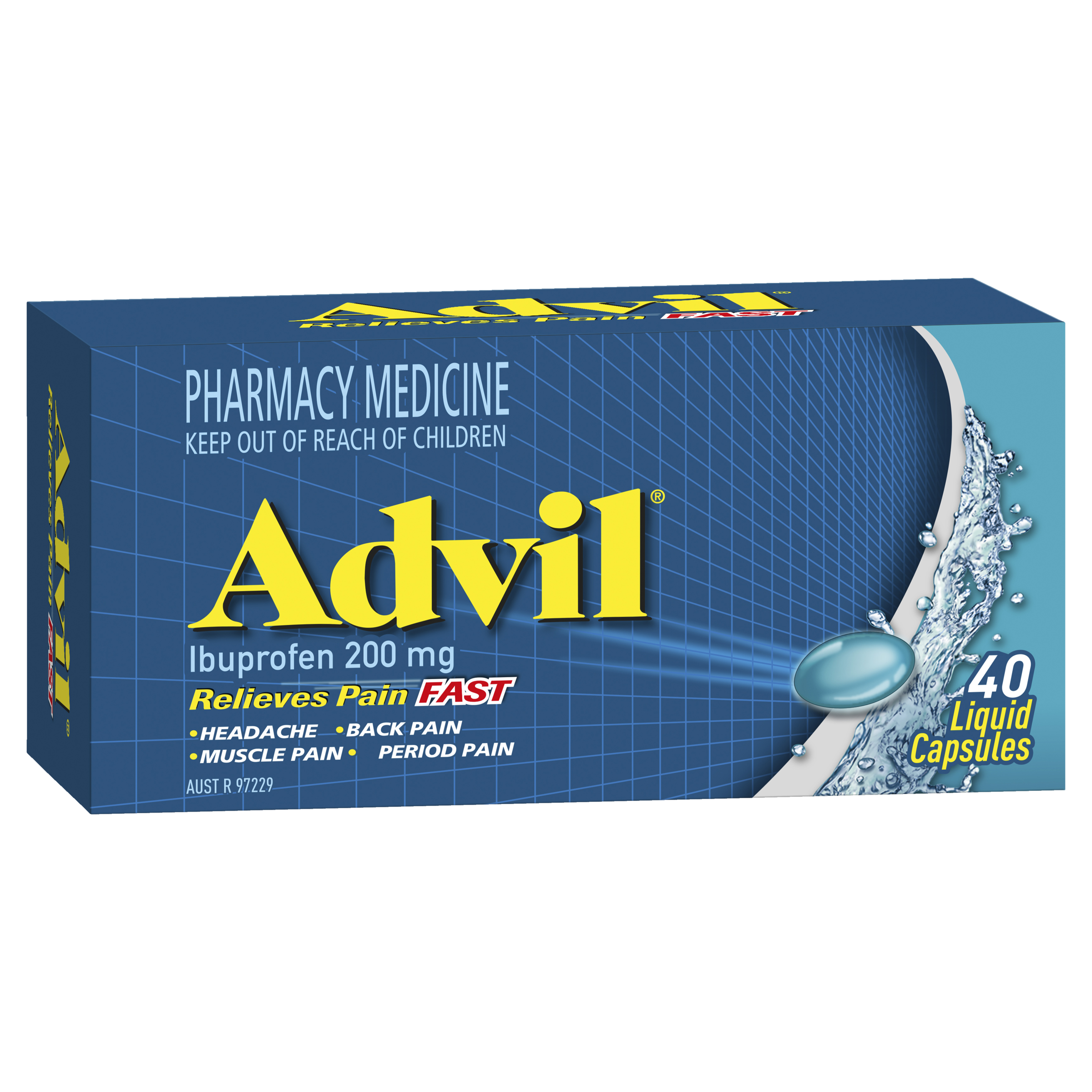 Advil Pain Relief Liquid Capsules