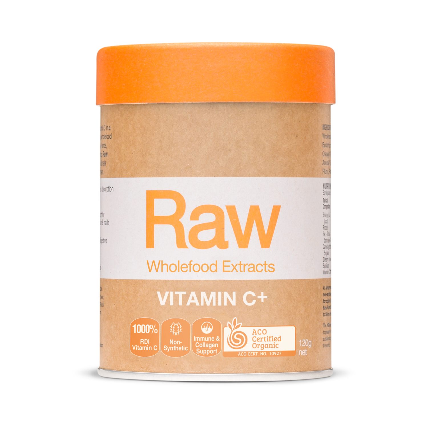 Amazonia Raw Wholefood Extracts Vitamin C+