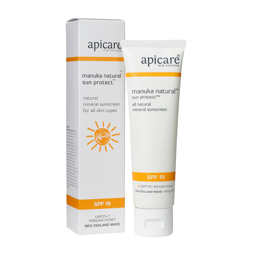 Apicare Manuka Natural Sun Protect All Natural Mineral Sunscreen SPF 15