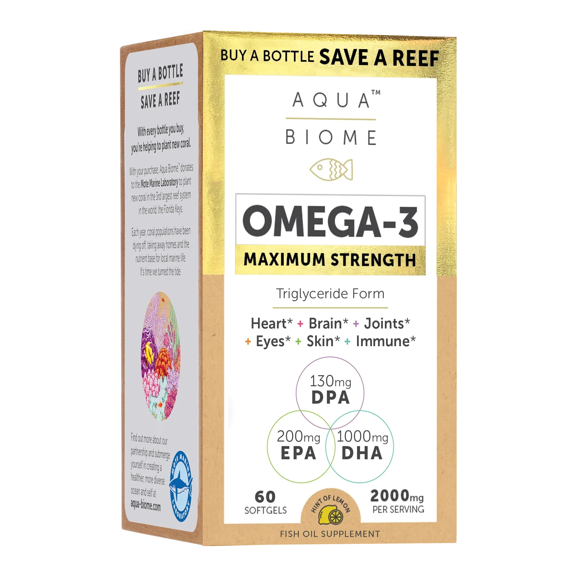 Aqua Biome Fish Oil Maximum Strength