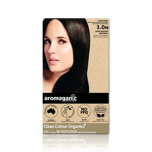 Aromaganic Permanent Hair Colour Style - 3.0N Dark Brown (Natural)