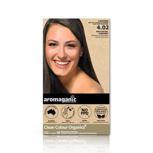 Aromaganic Permanent Hair Colour Style - 4.02 Rich Cocoa Chestnut