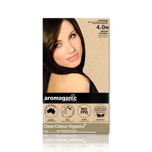 Aromaganic Permanent Hair Colour Style - 4.0N Brown (Natural)