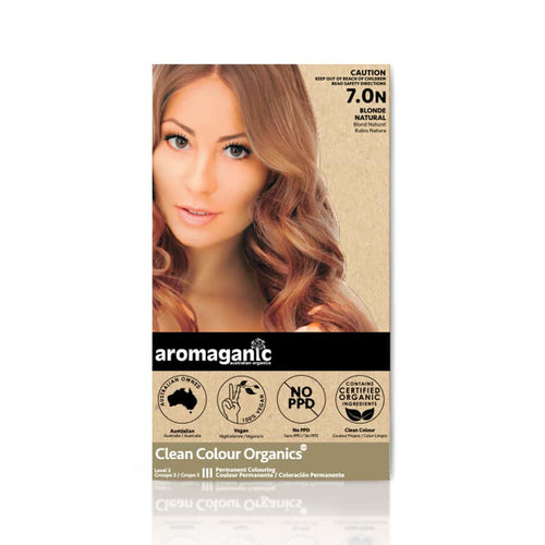 Aromaganic Permanent Hair Colour Style - 7.0N Blonde (Natural)
