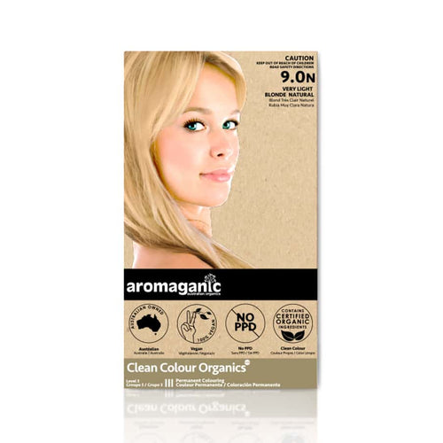 Aromaganic Permanent Hair Colour Style - 9.0N Very Light Blonde (Natural)