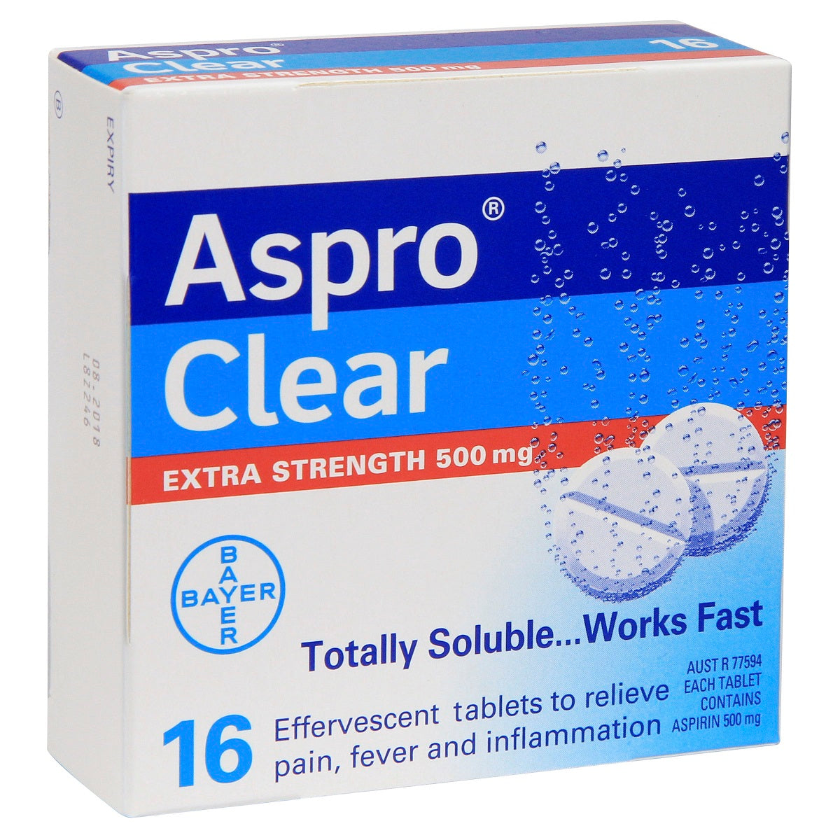 Aspro Clear Extra Strength 500mg Pain Relief