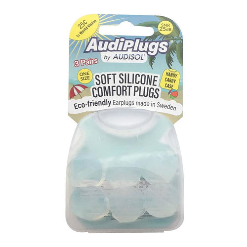 AudiPlugs Soft Silicone Comfort Earplugs