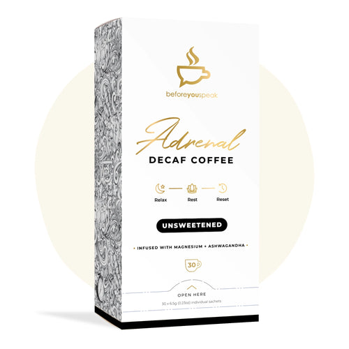 Before You Speak Adrenal Decaf Coffee - Unsweetened