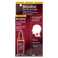 Betadine Sore Throat Gargle - Concentrated