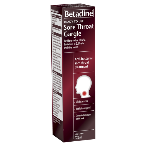 Betadine Sore Throat Gargle - Ready To Use