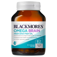 Blackmores Omega Brain High DHA Fish Oil