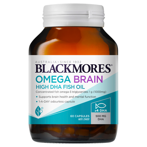 Blackmores Omega Brain High DHA Fish Oil