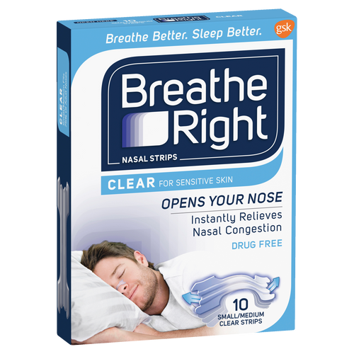 Breathe Right Original Clear Nasal Strips