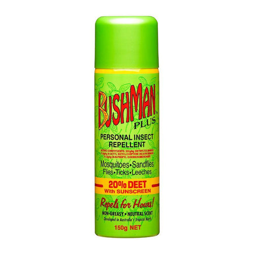 Bushman PLUS 20% DEET Insect Repellent Aerosol with Sunscreen