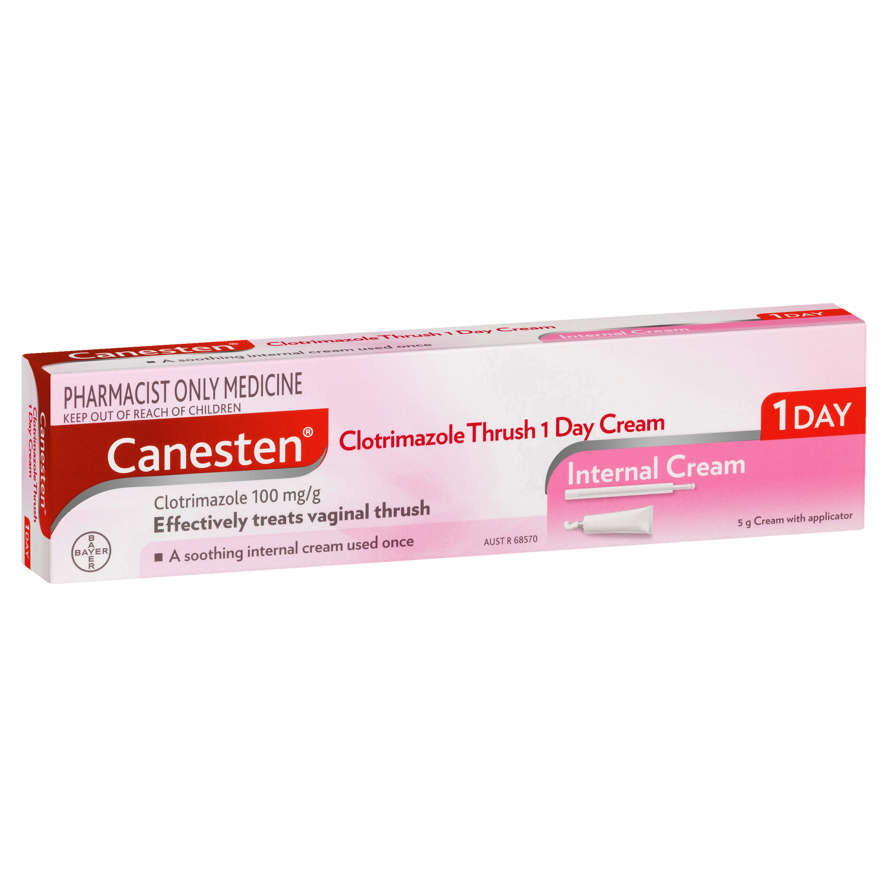 Canesten Clotrimazole Thrush Treatment 1 Day Cream Net Pharmacy