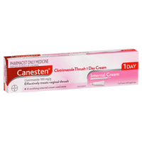 Canesten Clotrimazole Thrush Treatment 1 Day Cream