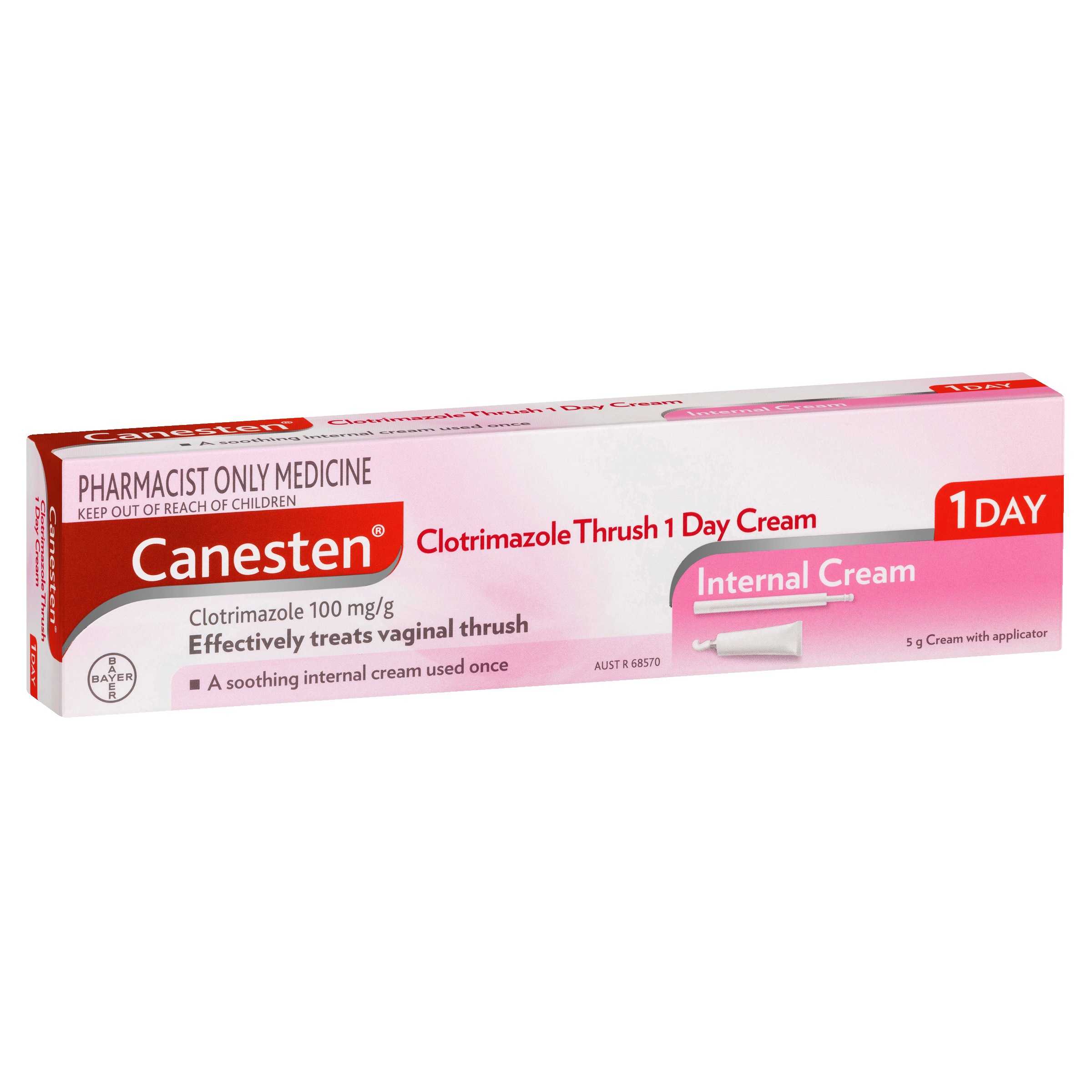Canesten Clotrimazole Thrush Treatment 1 Day Cream