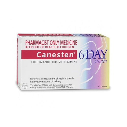 Canesten Clotrimazole Thrush Treatment 6 Day Cream