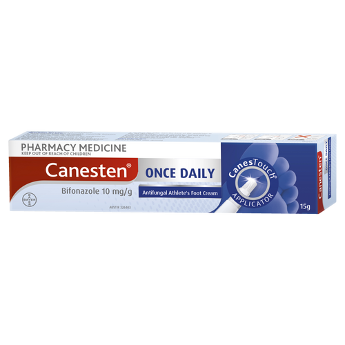 Canesten Once Daily Antifungal Athlete's Foot Cream with CanesTouch Applicator