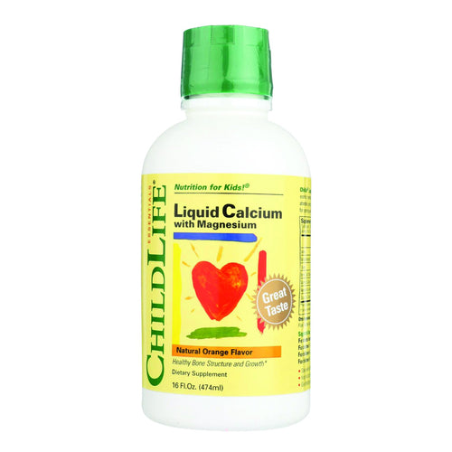 ChildLife Liquid Calcium with Magnesium - Natural Orange Flavour