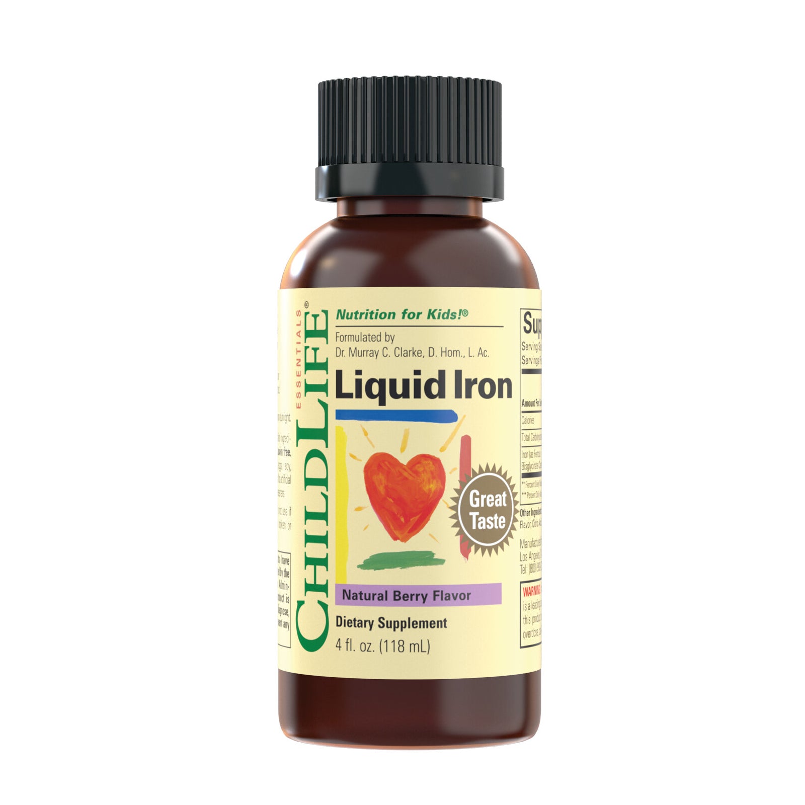 ChildLife Liquid Iron - Natural Berry Flavour