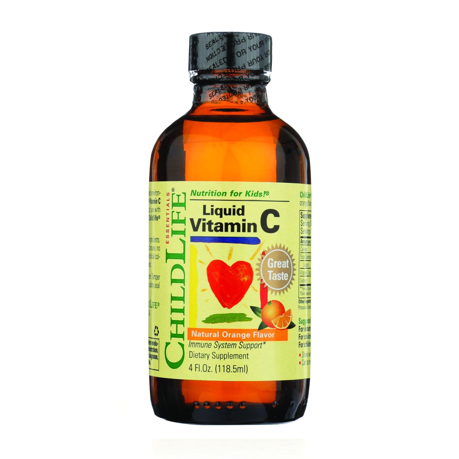 ChildLife Liquid Vitamin C Natural Orange Flavour Net Pharmacy