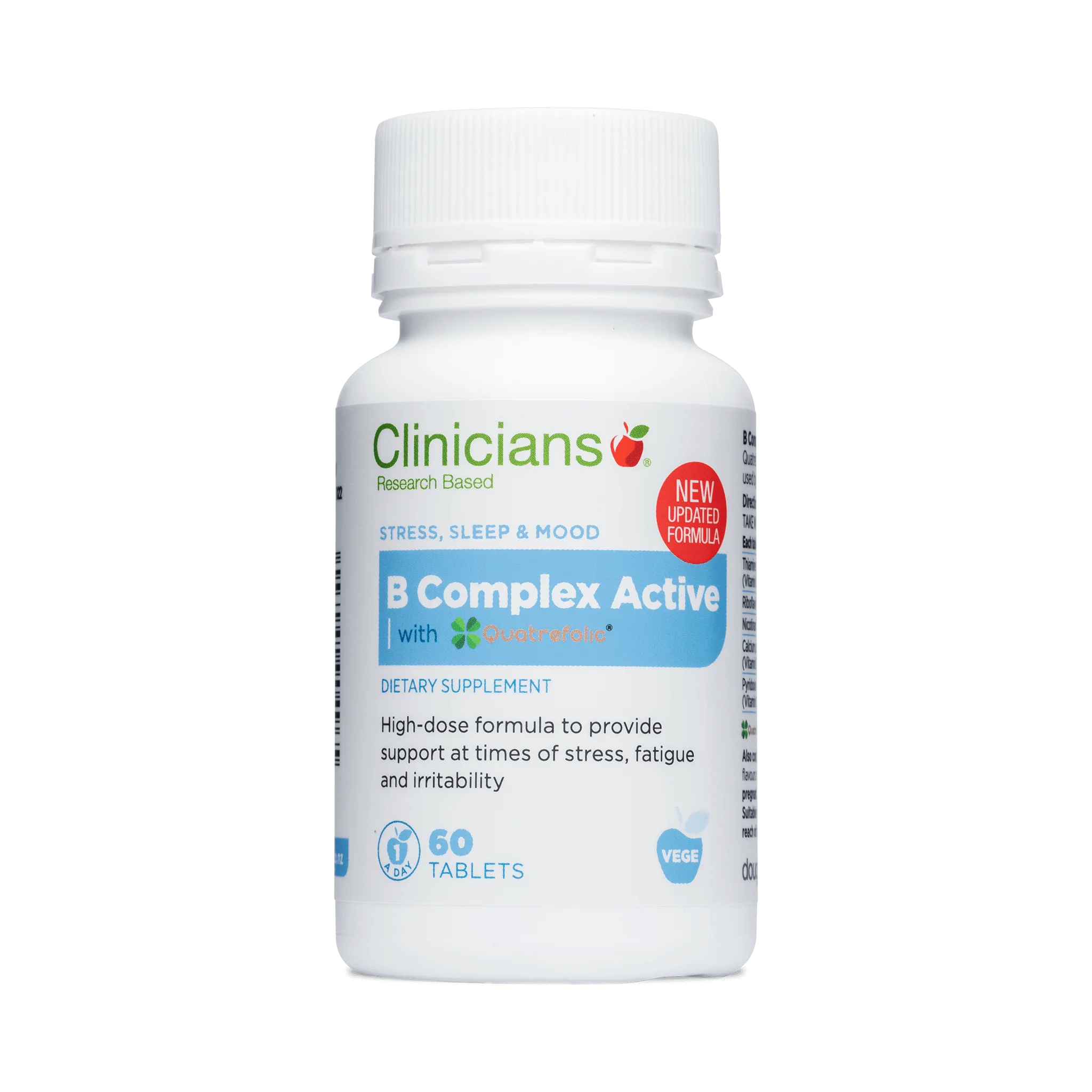 Clinicians B Complex Active with Quatrefolic