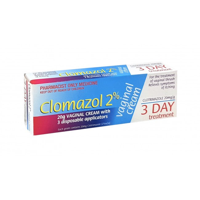 Clomazol 2% Vaginal Cream 3 Day Treatment