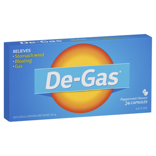 De-Gas Capsules - Peppermint Flavour