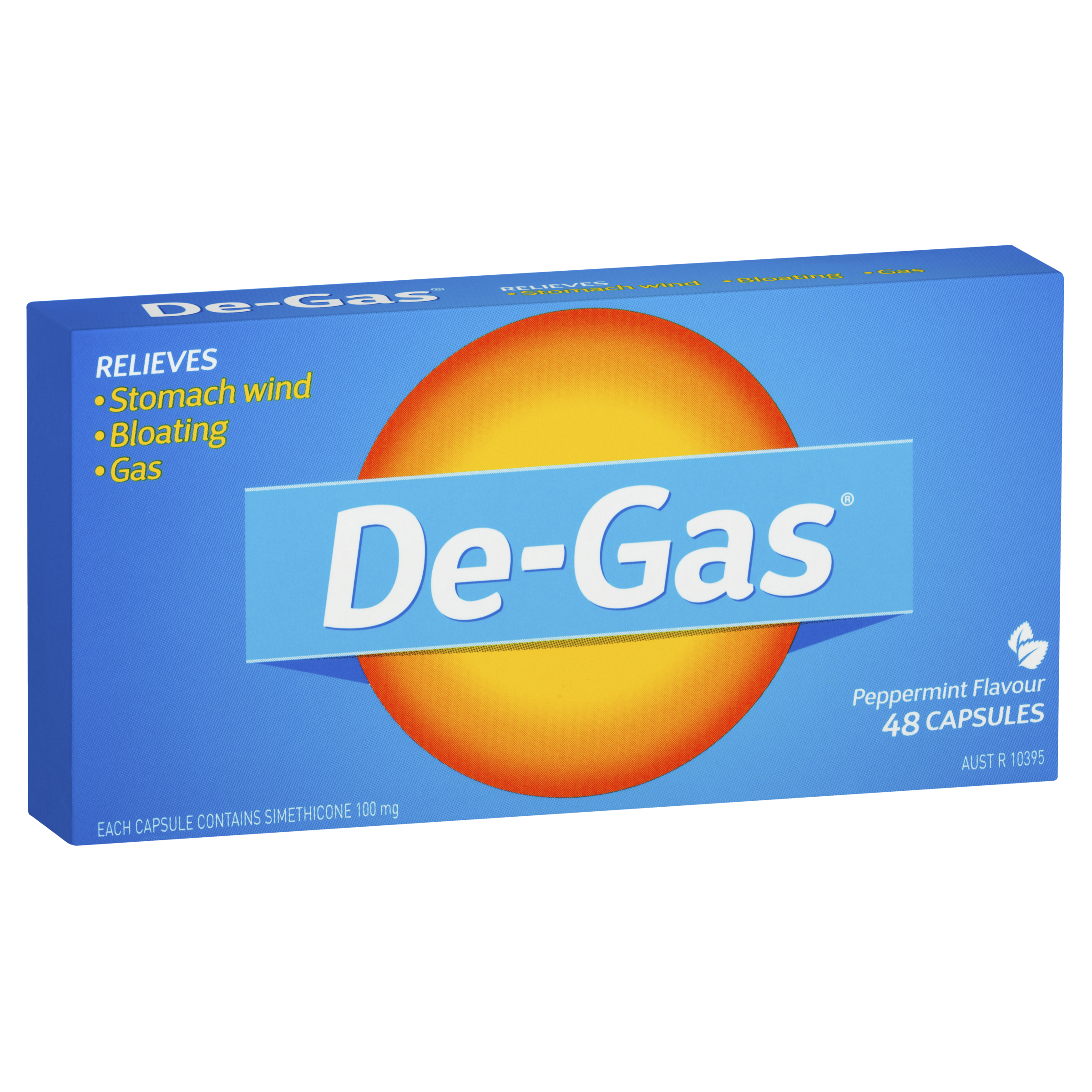 De-Gas Capsules - Peppermint Flavour