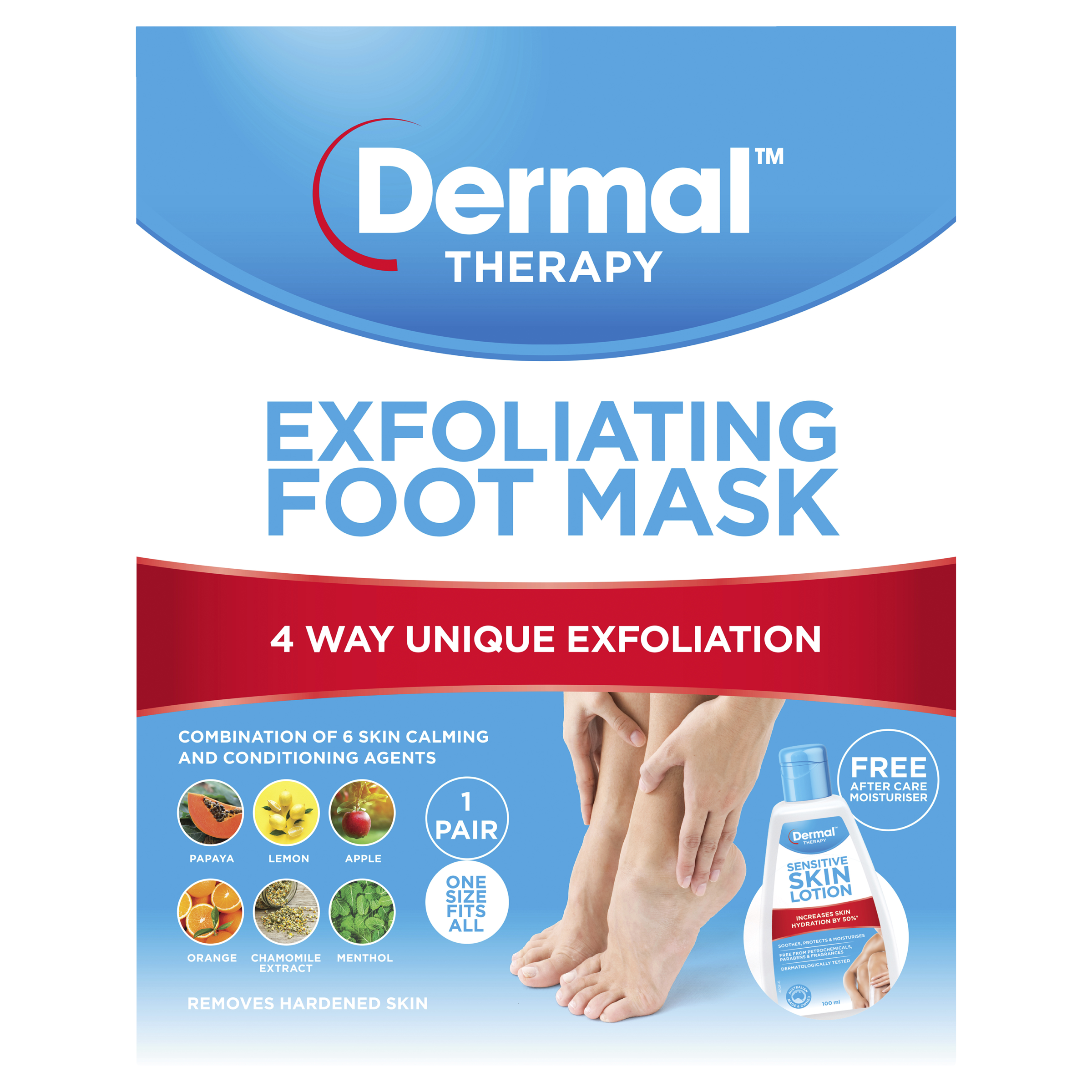 Dermal Therapy Exfoliating Foot Mask