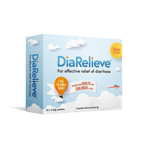 DiaRelieve Effective Diarrhoea Relief - Orange Flavour