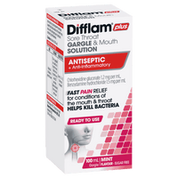 Difflam Plus Sore Throat Gargle & Mouth Solution