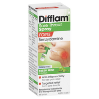 Difflam Sore Throat Spray Forte - Fresh Mint Flavour