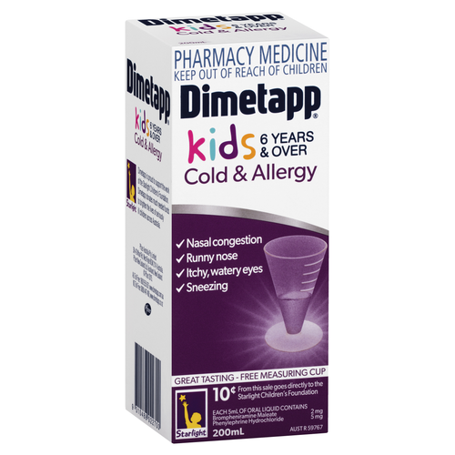 Dimetapp Kids Cold & Allergy Oral Liquid
