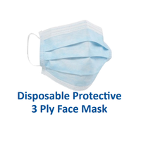 Disposable Protective 3-Ply Face Mask